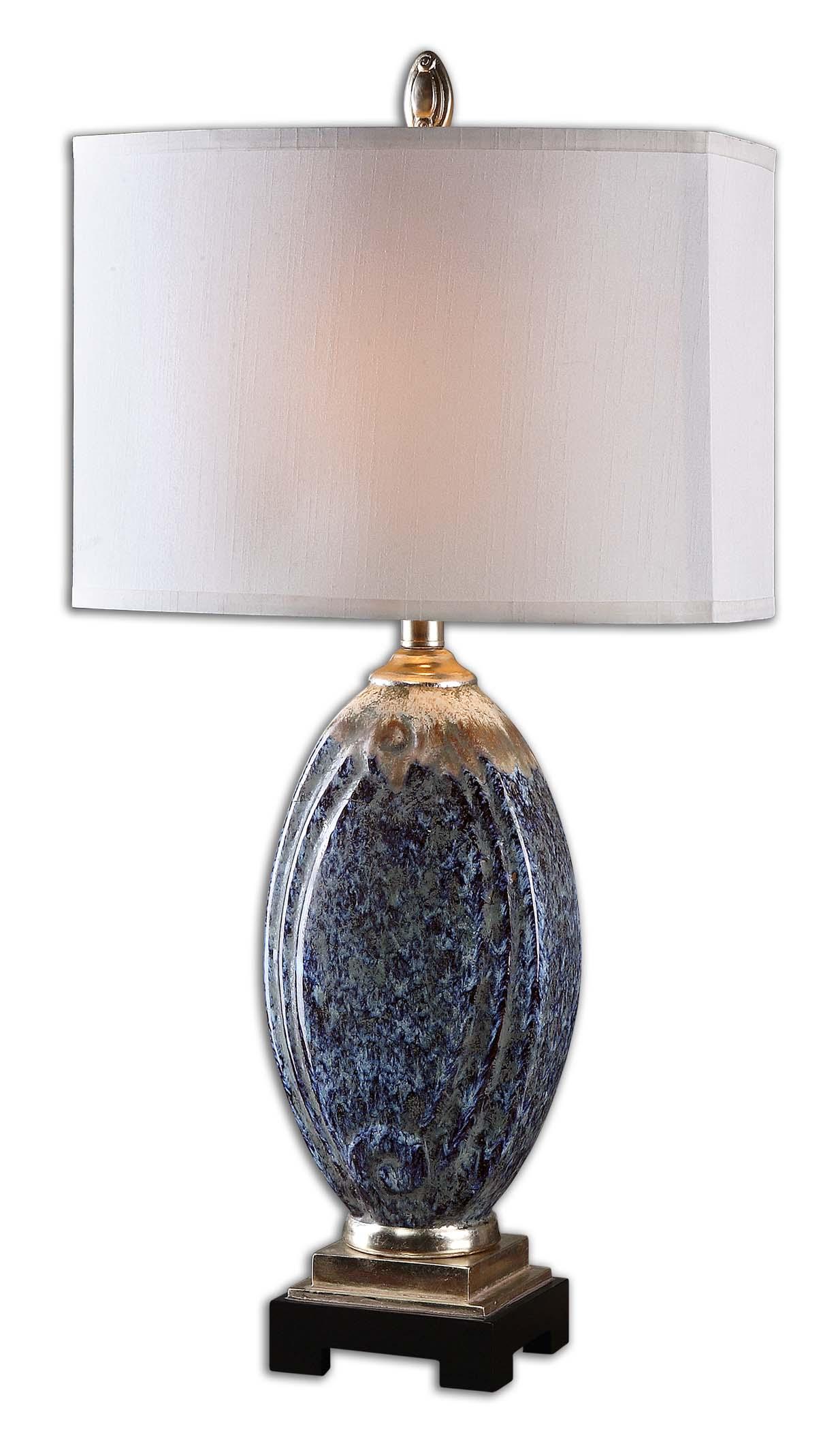 Uttermost Lamps 262981 Blue Latah Lamp Hudson's Furniture Table Lamps